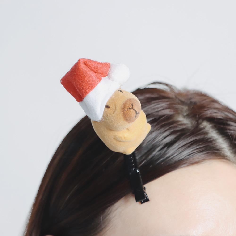 6pcs Cartoon Capybara Hair Accessories Kawaii Duckbill Clip Cute Hairpin Hair Styling