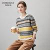 Женский кашемировый свитер в стиле Fair Isle