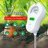 6 In 1 Soil PH Meter Rotatable Backlit Display Analyzer Moisture Sensor Soil Tester Garden Tool