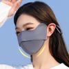Nylon Ice Silk Mask Breathable Face Cover Scarf Fashion Sunscreen Face Mask