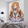 Юки Асуна Аниме Sword Art Online Гобелен Декор Комнаты Настенная Ткань Вечеринка Подвесной Фон Декор Комнаты Детская Комната