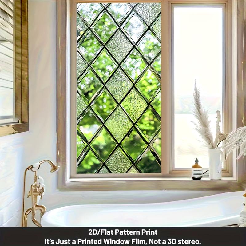 1 шт. Защита конфиденциальности Матовое 45x100 см Электростатические ПВХ Наклейки Ретро Стекло DIY Окно Домашний Декор