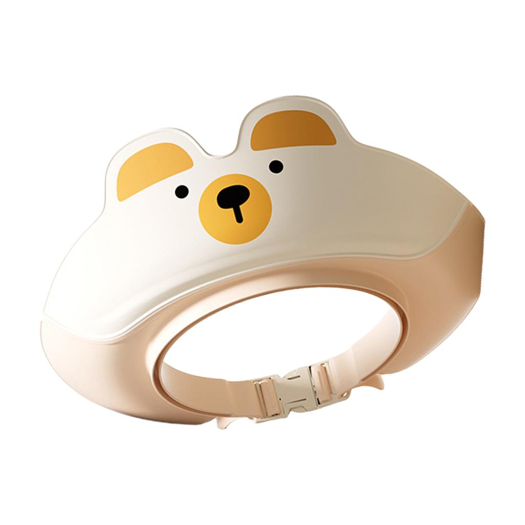 Мультяшная шапочка для душа для детей, шапочка для купания младенцев, легкая шапочка для купания, защищает глаза и уши для мальчиков и девочек