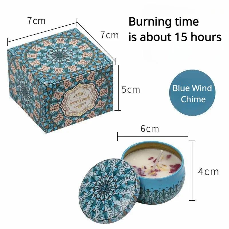 Ароматические свечи, соевые восковые свечи, банки, винтажные цветочные ароматические свечи, свадебная церемония, подарок на день рождения, украшение дома