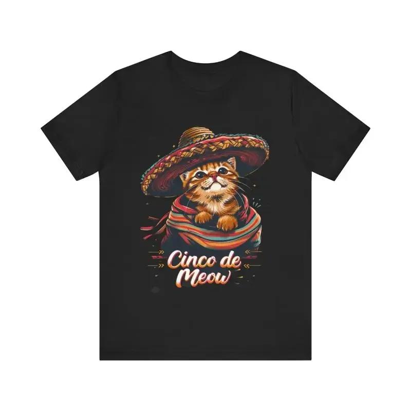 Cinco De Meow Kitten Jersey T Shirt
