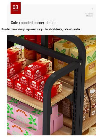 Island Display Stand & Shelf for Cosmetics, Mobile Accessories, Supermarket, and Baby Store