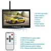 Беспроводной 7-дюймовый автомобильный монитор HD ЖК-монитор с резервной камерой заднего вида и автомобильное зарядное устройство