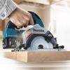 Makita HS473DZ Cordless Circular 125mm Blade 47mm Depth of Wireless Dust Collection Battery Charger and Case Sold Separately Saw, 14.4V, Blue,