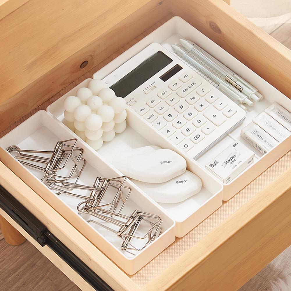 Ящик для хранения Многоцелевой Простой стиль Прочный ящик для хранения Штабелируемый Настольный лоток для файлов и документов Органайзер Горизонтальный формат A4