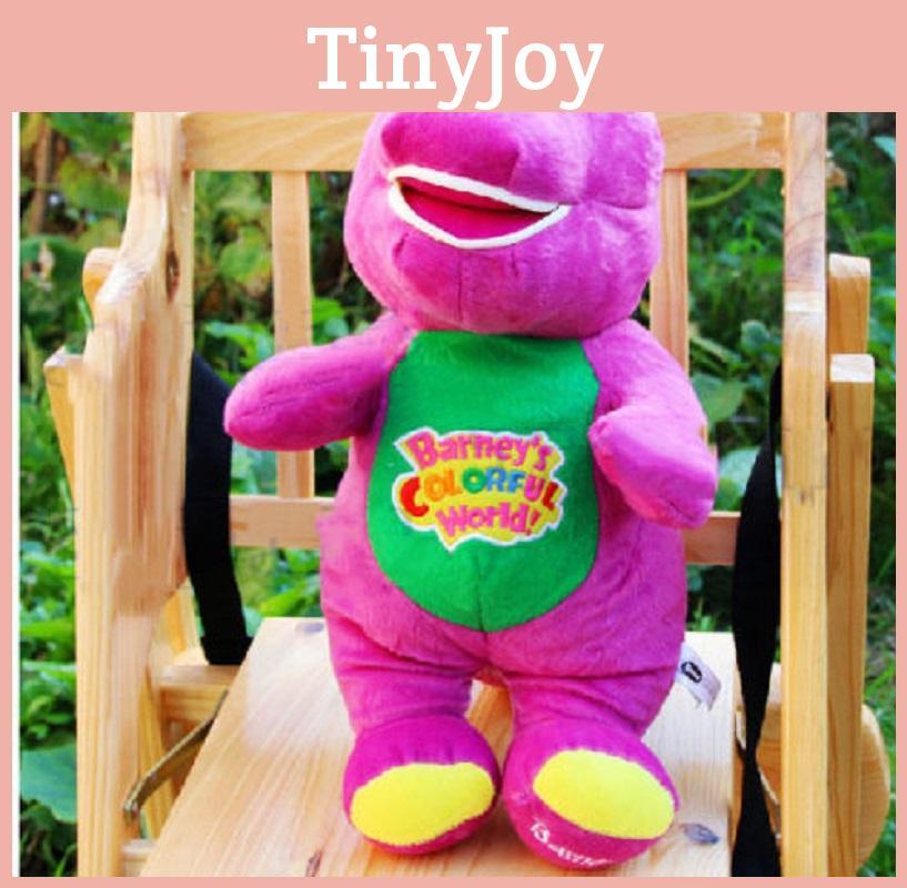 Sing Barney Purple Song Plush Doll Toy Fan Gift Cute Design Soft Interesting