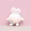 White Cute Blue Pink Rabbit Butt Plush Keychain For Children Gift And Collecting