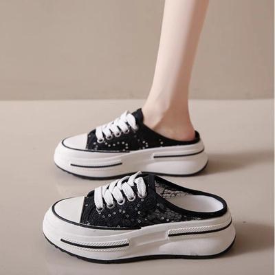 Женские тапочки и женские сандалии Высота Резиновые шлепанцы Платформа Толстая обувь Премиум, но дешево Лето 2024 Оригинальная распродажа