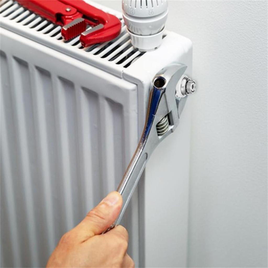 6Pcs 3/8inch Radiator Bleed Valves Self Sealing Radiator Bleed Valves Radiator Exhaust Valve Quick Installation