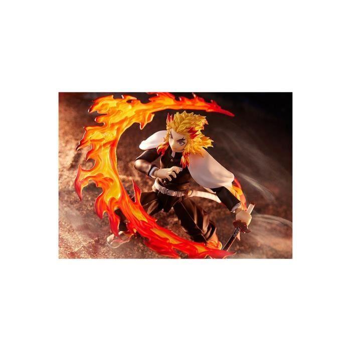 Figurine Figma Kyojuro Rengoku 15 cm - MAX FACTORY - Demon Slayer: Kimetsu no Yaiba - Blanc - Jouet - Mixte