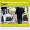 Easy Steering Pet Stroller Dog 4 Wheel with 360° Rotatable Retractable Drawbar Handle Ventilated Bag Foldable for Dogs Cats Multi-functional Carrier