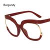 Clear Blue Ray Blocking Eyeglasses Large Glasses Frame Spectacle Frame for Women  Anti-Blue Light Trend Round Eyeglasses