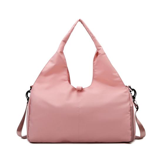 Yoga Bag Large Capacity Multifunctional Duffel with Wet Pocket Shoe Cabin Solid Color Gym Bag Versatile Sports Travel Bag