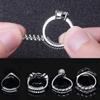 4 Sizes Transparent Invisible Ring Size Adjustment Tightener Spiral Resizing Tool Ring Accessories Based Ring Jewelry Kit