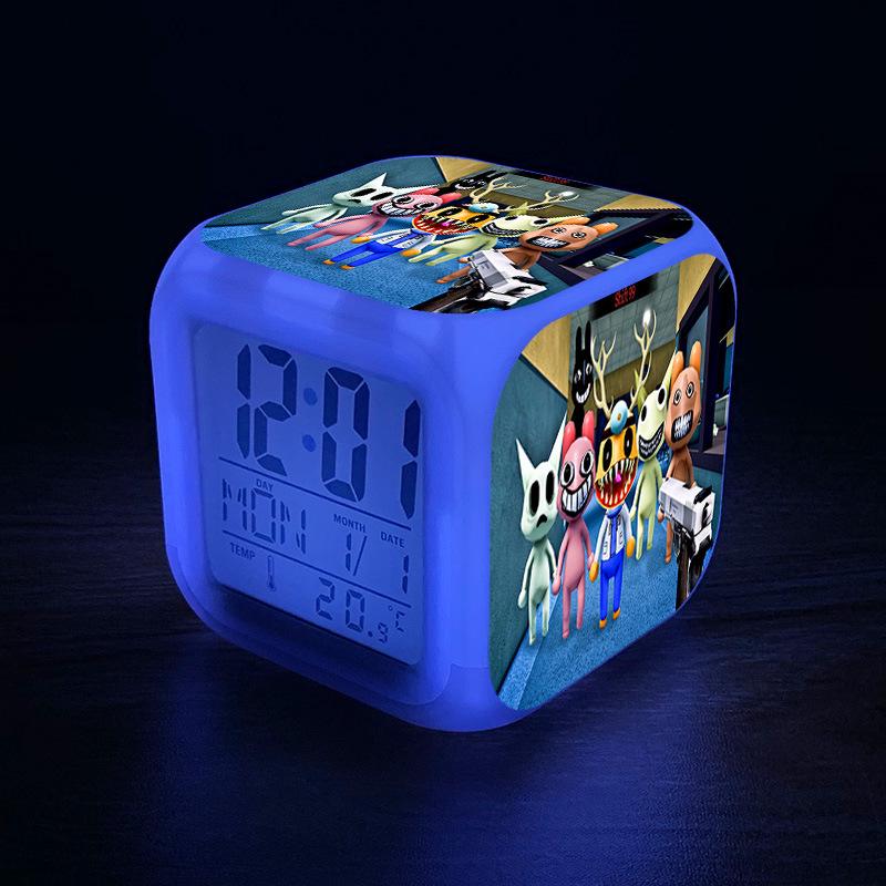 Cross Animal Hospital Digital Alarm Clock - New Night Light, Mute Game Peripheral for Home