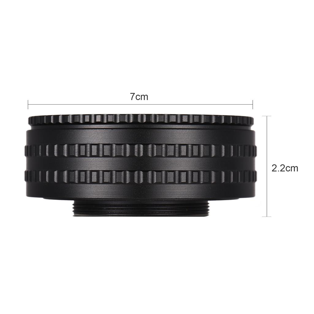 Lens Adapter for M52 M42 17 31mm Helicoid Macro Extension Tube with Aluminum Alloy Construction for Macro Photography