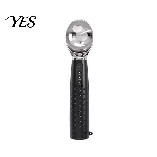 Wireless Ice Cream Spoon Heated Scoop, Electric for Hard Cream, Adjustable Temperature Scoop 3 Temps, Fast Heating, Rechargeable Self Warming