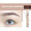 Eyebrow Pencil with Brush Professional Waterproof Sweat-proof Eye Brow Liner Long Lasting Makeup Easy To Color