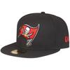Casquette New Era 59fifty - Nfl Tampa Bay Buccaneers - Noir - Homme - 100% Laine