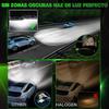 1Pcs H4 LED Moto Headlight Bulb 60W 6000LM Halogen Size Motorcycle Light Hi-Lo Beam Turbo Fan Super Bright 6000K 12V