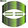 For ZX-6R ZX6R ZX636 636 motorcycle accessories 17 inch front and rear wheel stickers fairing reflective stickers decoration