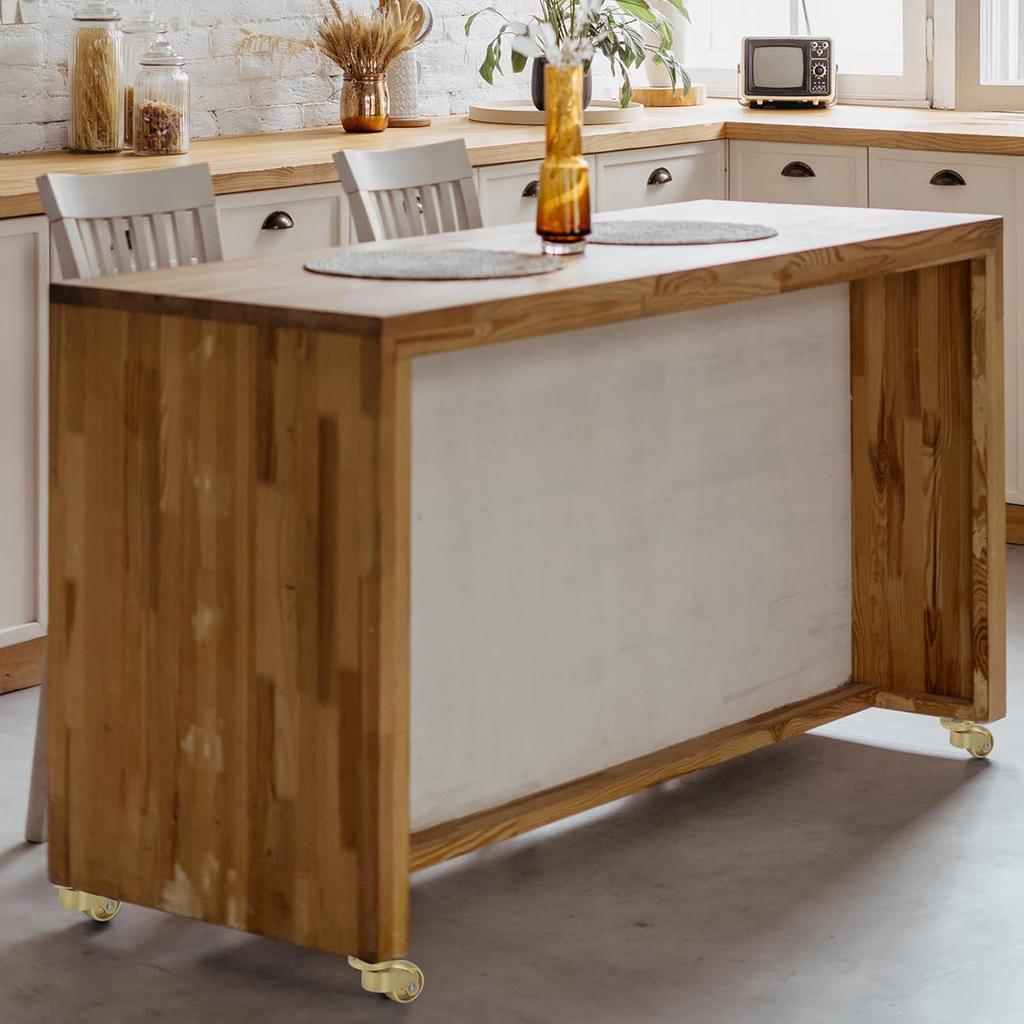 2 шт. Сверхпрочные латунные колеса-ролики с поворотом на 360 градусов, бесшумные мебельные ролики для защиты пола и ковра