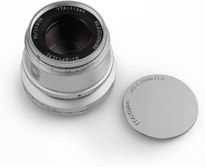 TTArtisan 35mm Ручной Фикс-объектив для Камер Sony с F1.4 E-Mount APS-C (A9, A7R, IV, R, III, R, II, S, II, III, II, A5000, A5100, A6000,