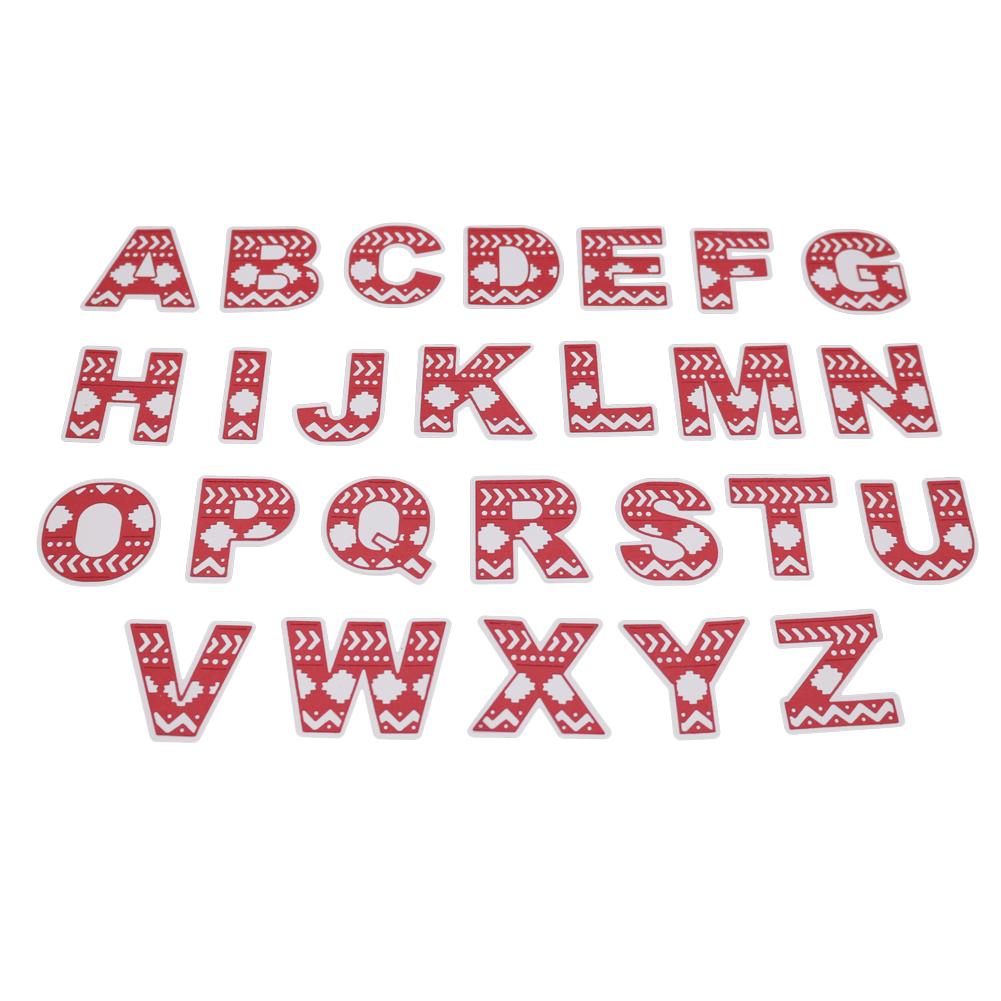 Single Capital Letter Frame Metal Silvery Stencil Embossing Cutting Dies For Diy Scrapbooking Paper Album Cards Making