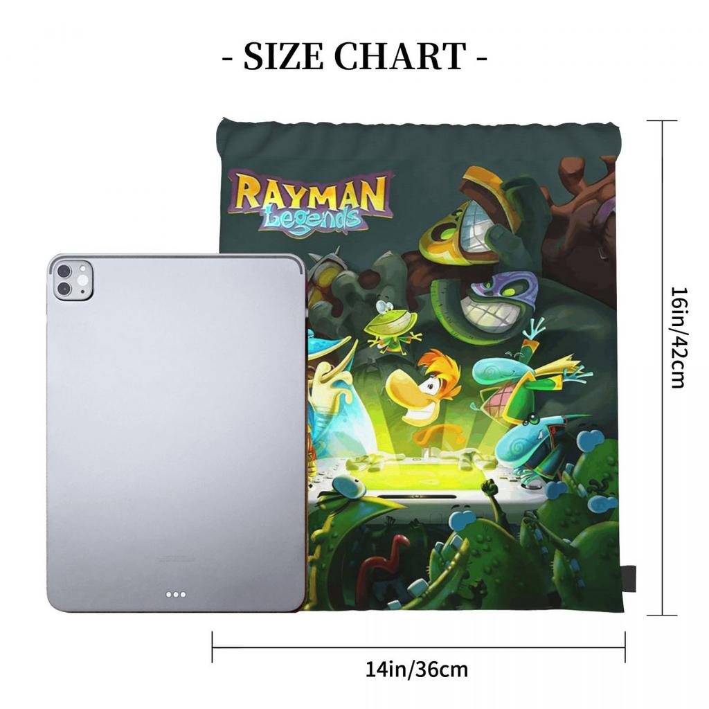 Мультяшные Игры Rayman Legends Рюкзаки Многофункциональный Мешок на Шнурке Карман Сумка для Обуви Книжные Сумки для Путешествий Школы
