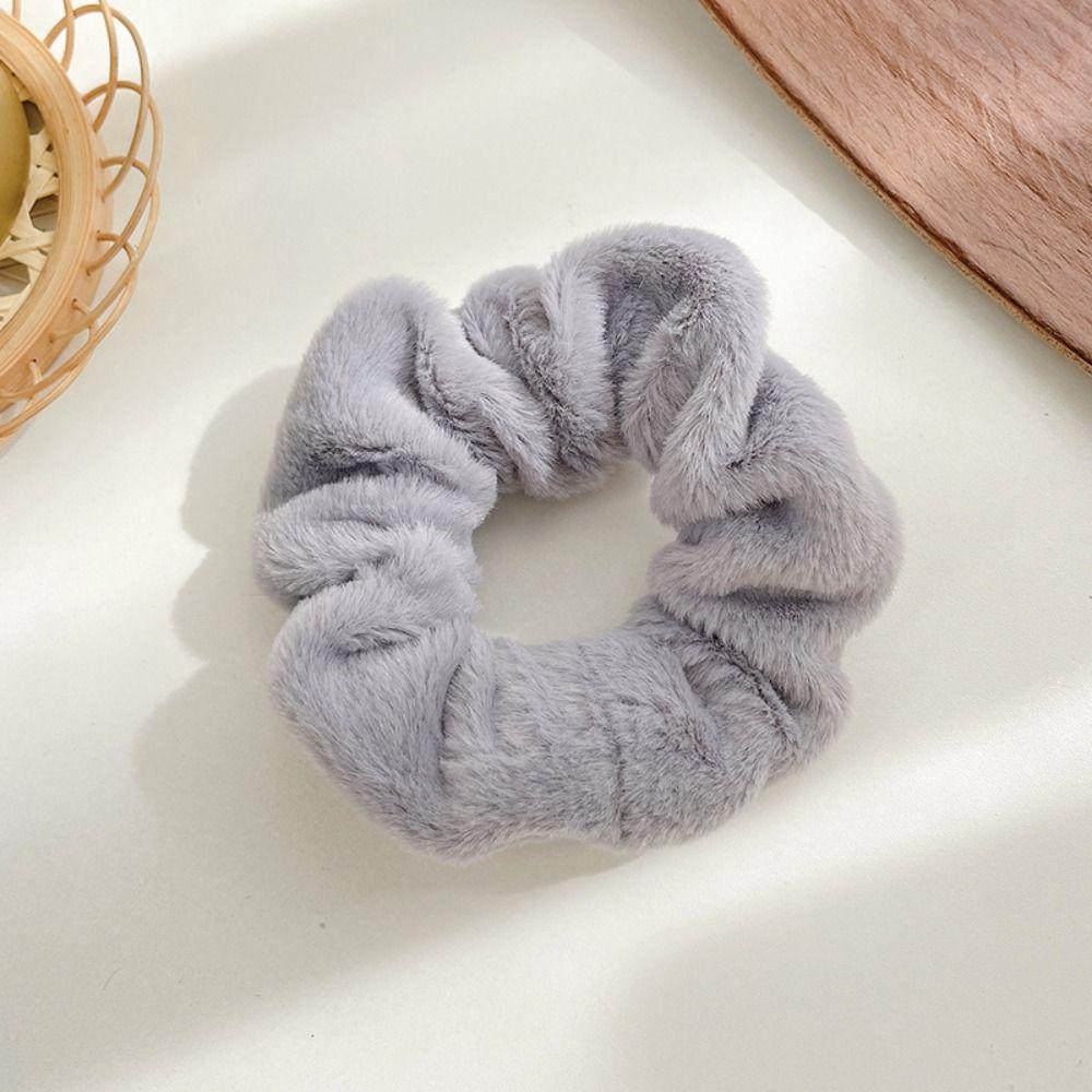 Большой корейский плюшевый пучок для волос, петля, кудрявая оборка, новая резинка для волос, шарм и красота