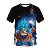 2026 Модная Новая Футболка с 3D-печатью Персонажей Dragon Ball для Фитнеса, Спорта, Аниме-выставки, Короткая