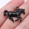 Metal Horse Pendant Retro Horse Charm Vintage Running Horse Pendant for Jewelry Making DIY Earrings Keychains Necklaces Craft Projects