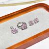 Gessen Jewelry: Серьги-гвоздики, Кольцо и Подвеска в виде Розовых Лепестков Цветка для Женщин
