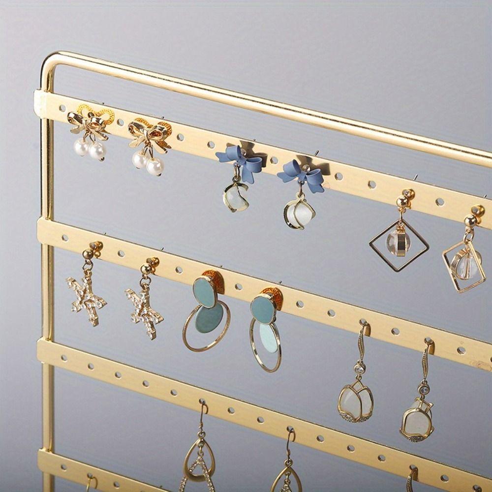 Large Capacity Jewelry Display Stand DIY Earrings Storage Rack Room Decoration