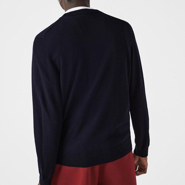 LACOSTE Logo Patch Crewneck Knitted Jumper AH1969-166