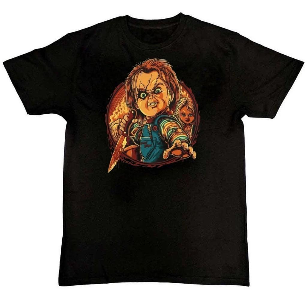 Chucky Horror Movie Mens Graphic Print T-Shirt