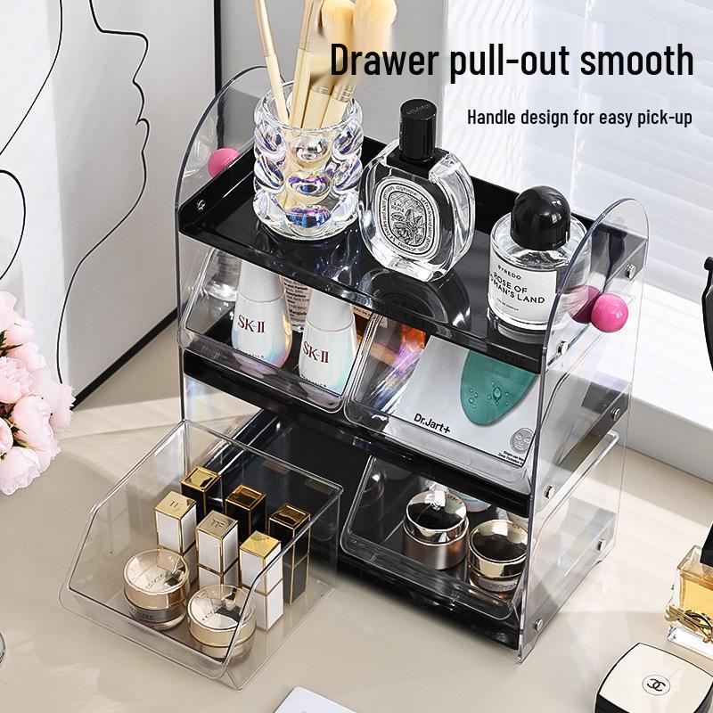 Высококлассная стойка для хранения косметики в китайском стиле для макияжа и средств по уходу за кожей