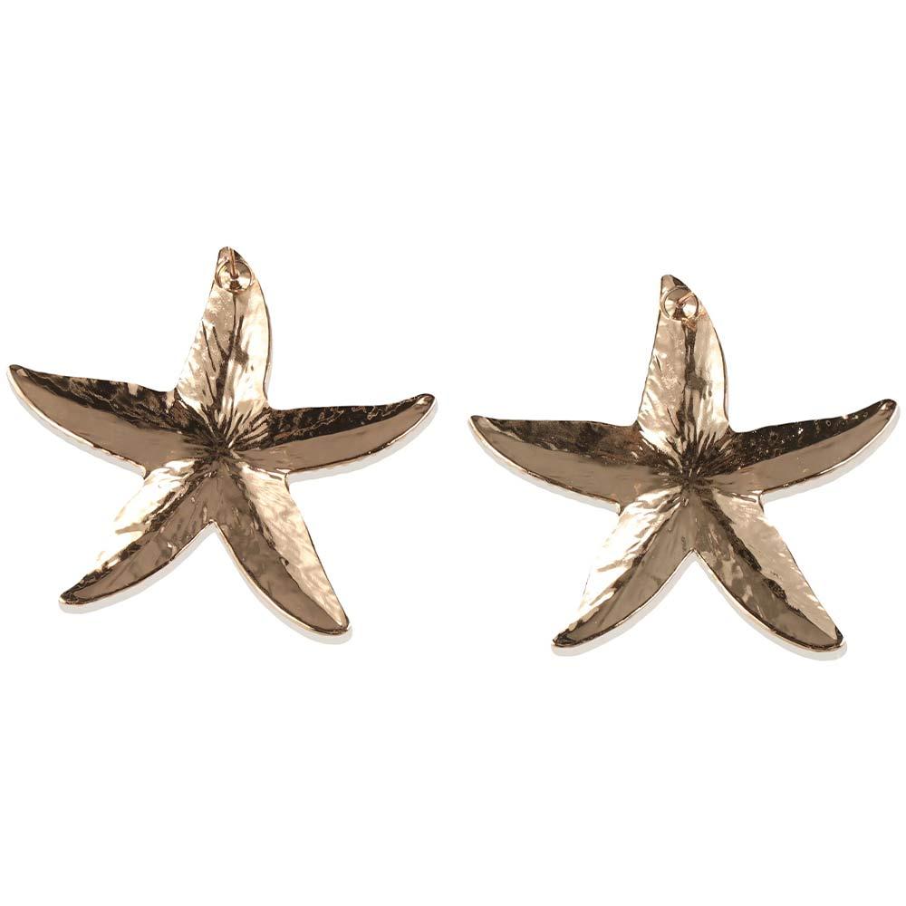 Bohemian Starfish Stud Earrings Starfish Pendant Earrings Jewelry Accessories