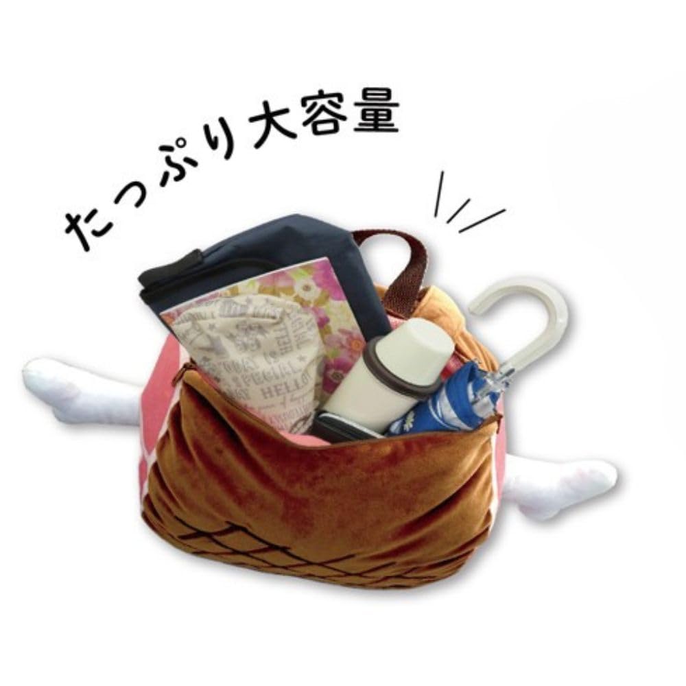 Sail Manga Meat Backpack, Bone-in Meat, Approx. H25 x W30 x D21cm, 858739(BR)