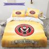 Custom Name Sheffield United2 Pattern Bedding Quilt Set  Home Decoration  Gift (1 * duvet cover + 2 * pillowcase  without core)