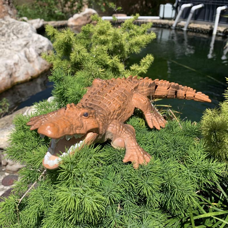 Радиоуправляемый крокодил, лодка, электрическая симуляция, радиоуправление, игрушки-машинки, детские игрушки для бассейна, уличные игрушки для мальчиков