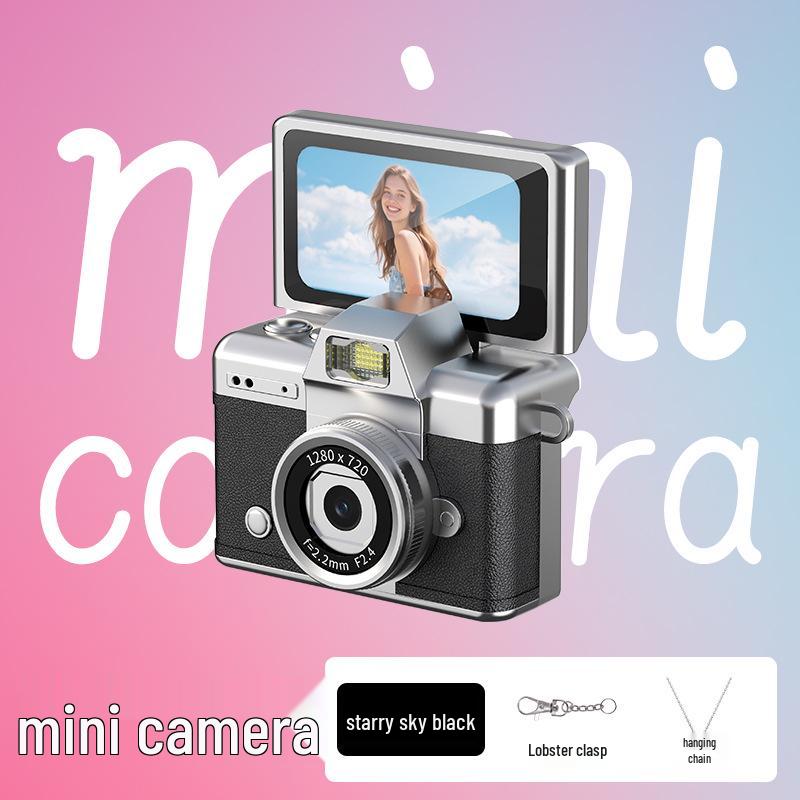 Mini Retro HD Thumb Flip Camera for Students and Parties