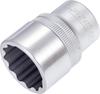 HAZET 900Z-24 12-Point Socket, 24mm Wide X 12.7mm Drive X 44mm Overall Length, 1 Piece