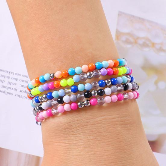 3 шт./компл. плетеный браслет, духовная линия, защита, стабильность, набор восков, плетеный, разноцветный, из бисера, гладкий