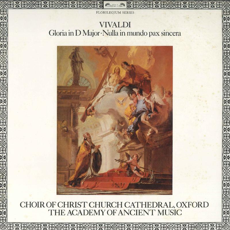 LP Record ACADEMY OF ANCIENT MUSIC Vivaldi Gloria Nulla In Mundo Pax L28C1899 LOISEAU LYRE 1978 Japan Classical Used