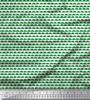 Зеленый японский креповый атлас Полукруг со полосками Печатная ткань для рукоделия на метры 42 дюйма